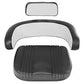 Seat 3-Piece Set Vinyl Black/White Fits International 856 1466 766 1066 706 966