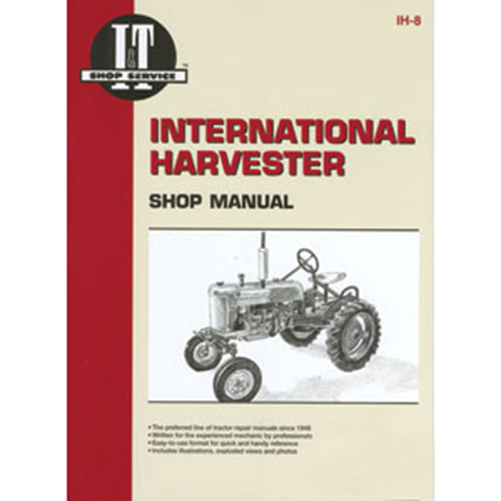 IH-8 Shop Manual Fits Case/International Harvester
