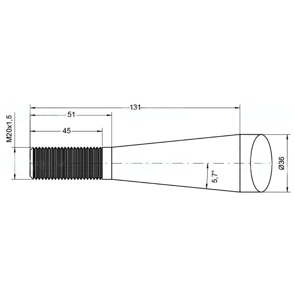 S.77001 Bale Spear Fits Universal