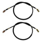 Set of 2 Brake Cables  Fits Yamaha Replaces J17-26351-01