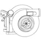 J536309 Turbo Charger Fits Case 2155 2166 2188 2366 6831TA 7150 7250