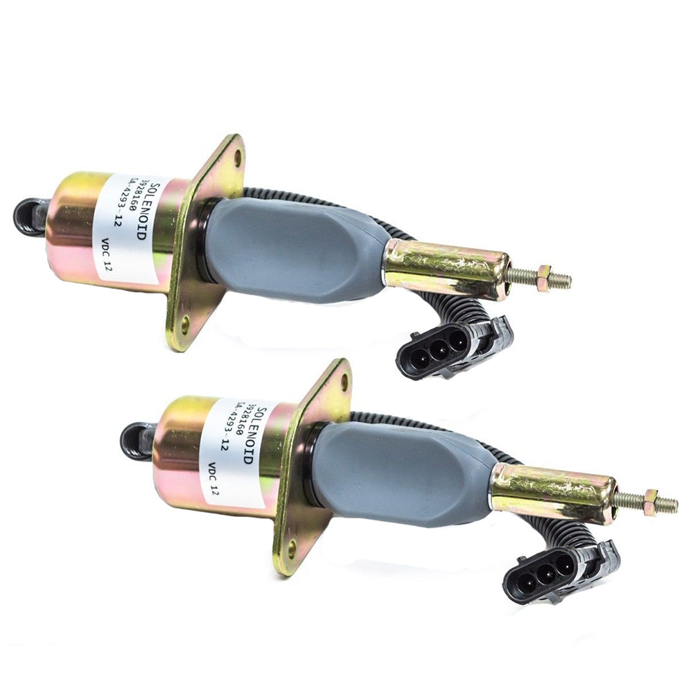 HAJ928160 Qty 2: Fuel Solenoid Fits Case/International Harvester