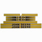 Hood Decal Set Fits John Deere Replaces JD1640
