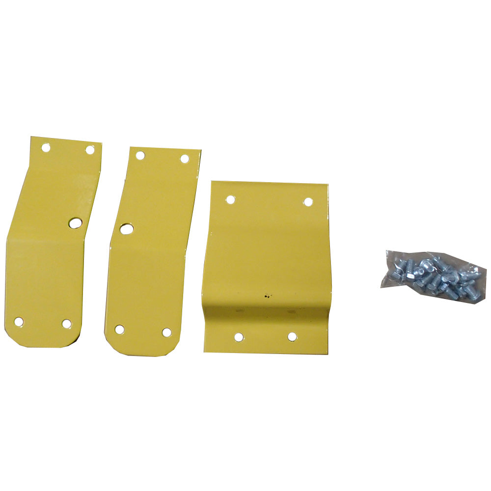 3 Pc. Piece Steel Backed Seat Cushion Set & Bracket Kit Fits John Deere TY5678