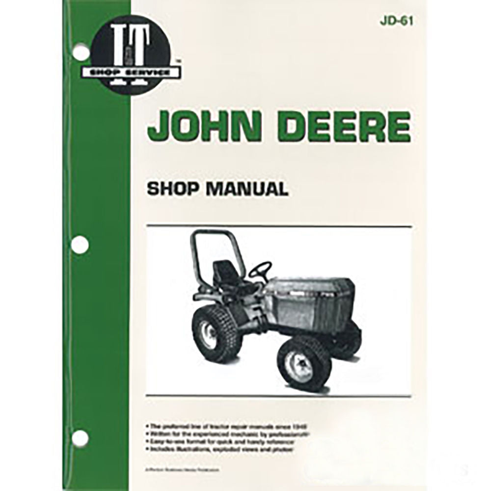 JD-61 Shop Manual Fits John Deere