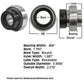 Fits JD9305 New ReLubri Fits CATable Spherical Ball Bearing w/Collar Fits John D