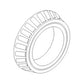 Bearing Cone Fits Universal Products Replaces 0927269