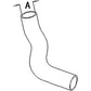 Radiator Hose - Lower Fits Case 1194 1190 Fits Case IH K200874