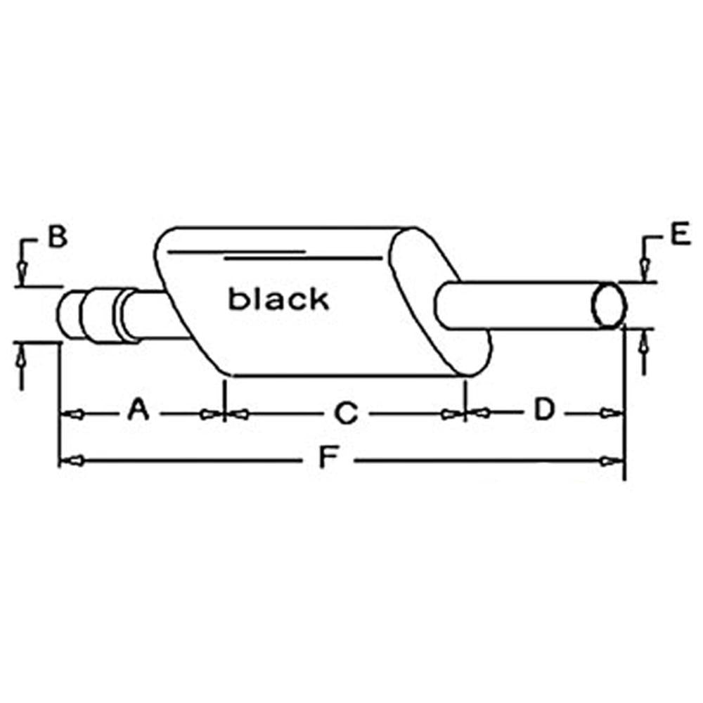 CA-28 Muffler Fits Universal Products