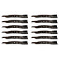 Qty 12: Finishing Mower Blades Fits Kubota Replaces K5617-34330