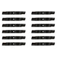 Qty 12: Finishing Mower Blades Fits Kubota Replaces K5617-34330