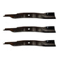 Qty 3: Finishing Mower Blades Fits Kubota Replaces K5617-34330