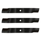 Qty 3: Finishing Mower Blades Fits Kubota Replaces K5617-34330