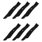 Qty 6: Finishing Mower Blades  Fits Kubota Replaces K5617-34330