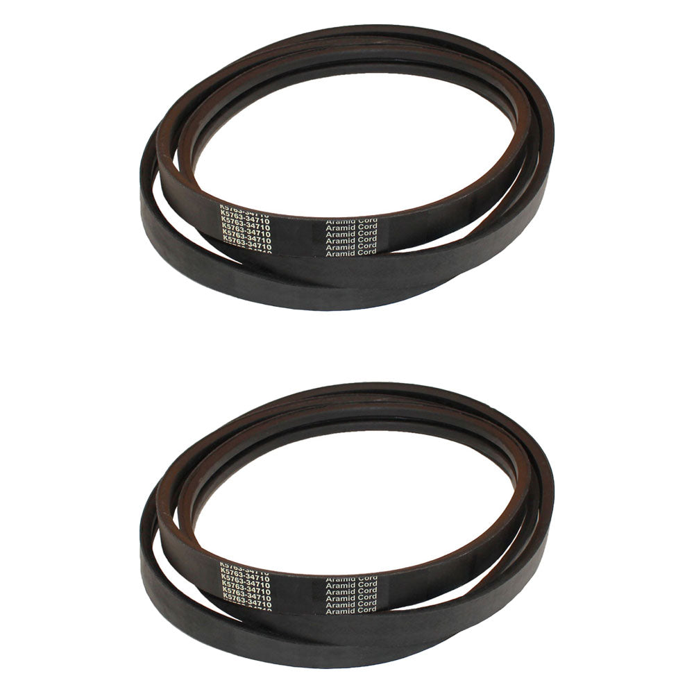 K5647-34710 Qty. 2: Heavy Duty Mower Deck Belt
 Fits Kubota F2880 F3680