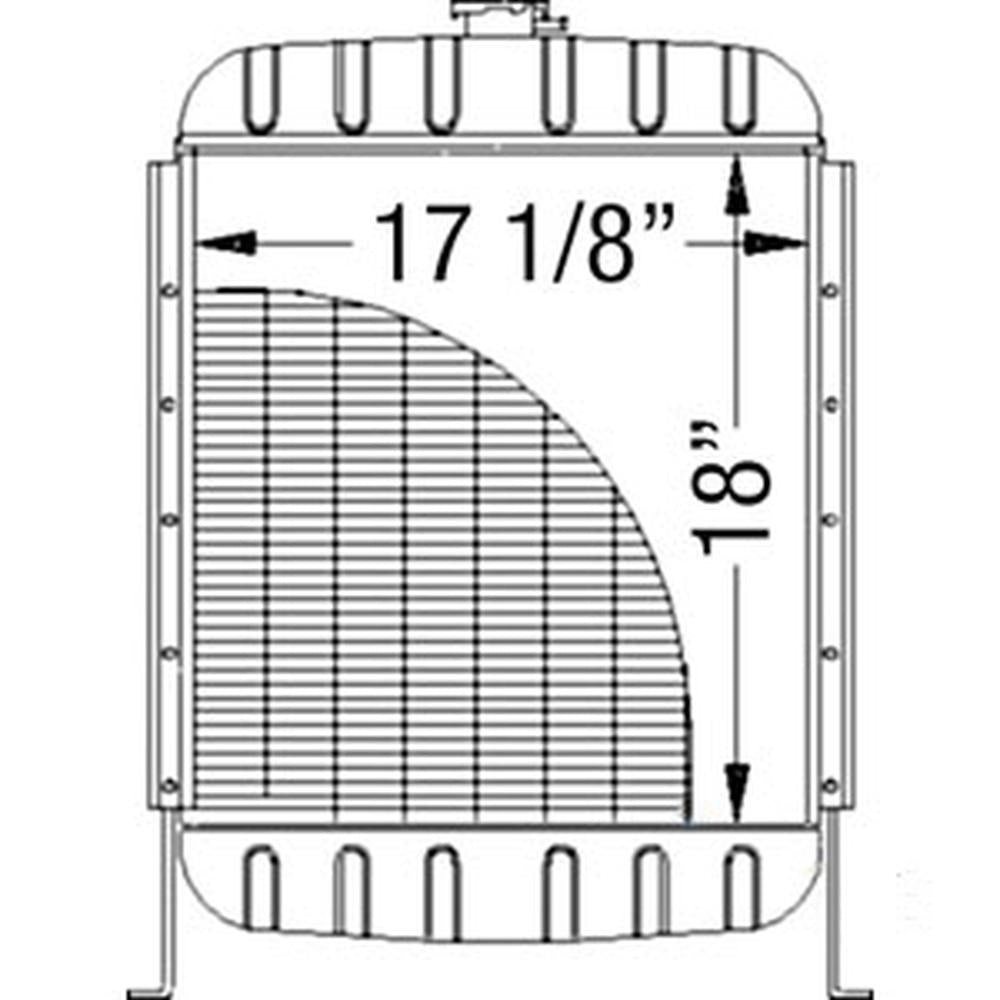 K922003 Radiator Fits David Brown
