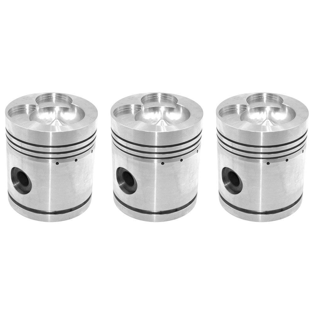 Three 4.40" Standard Pistons K261707 For David Brown Tractors 770 990