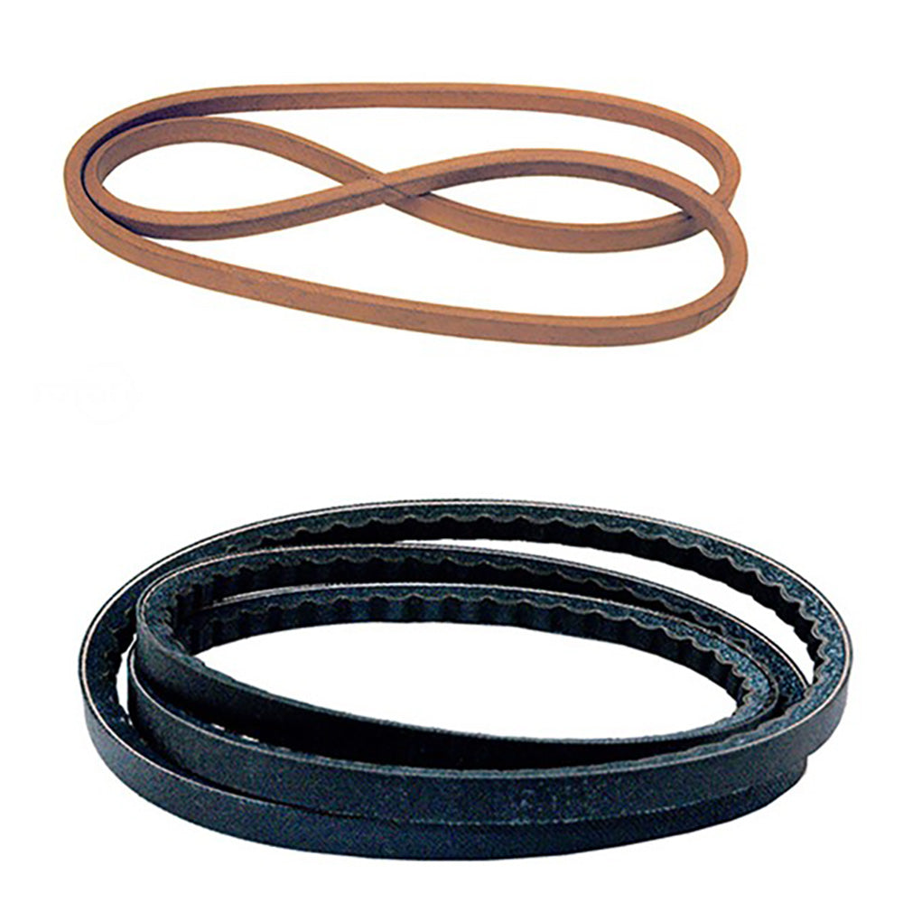 Deck & Drive Belt Set Fits Exmark Replaces 119-3321 Made With Aramid