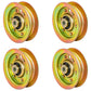 AM103287 Qty 4: Flat Idler Pulleys  Fits John Deere 652R 661R