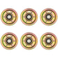 Qty 6: Flat Idler Pulleys
 Fits Poulan Replaces 104360X