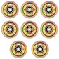 532 13 14-94 Qty 8: Flat Idler Pulleys
 Fits Husqvarna CTH202T GTH2350 TC138
