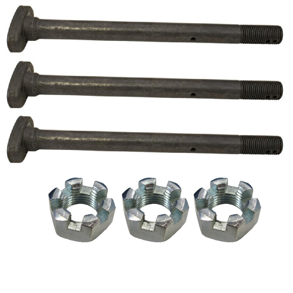 14H994 Qty 3: T-Bolt & Adjusting Nut Fits John Deere 50 520 530