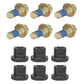 Disc Mower 904-610 Blade Nut and 904-606 Bolt Set Fits New Idea 5209 5212 5312