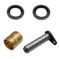 Steering Joint Pivot Pin with Bushing & Seals Fits JCB Replaces 808-00253