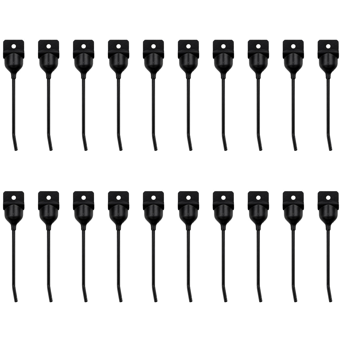 96R4 Qty 20: Rubber Mount Rake Tooth
 Fits John Deere 54 64 650 652 660 662 670
