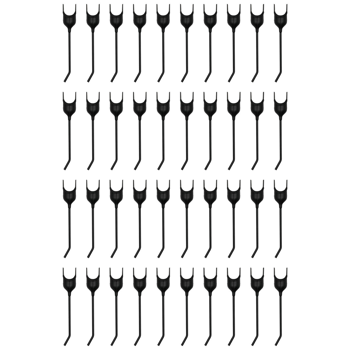 96R4 Qty 40:  Rubber Mount Rake Tooth
 Fits John Deere