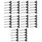 Set of 50 Rubber Mounted Rake Teeth AE47389 Fits John Deere 74 672 660 652 54 64