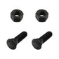 10 Plow Bolts & Nuts Fits Bobcat Skid Steer Loader Mini Ex Bucket Bolt On Shank