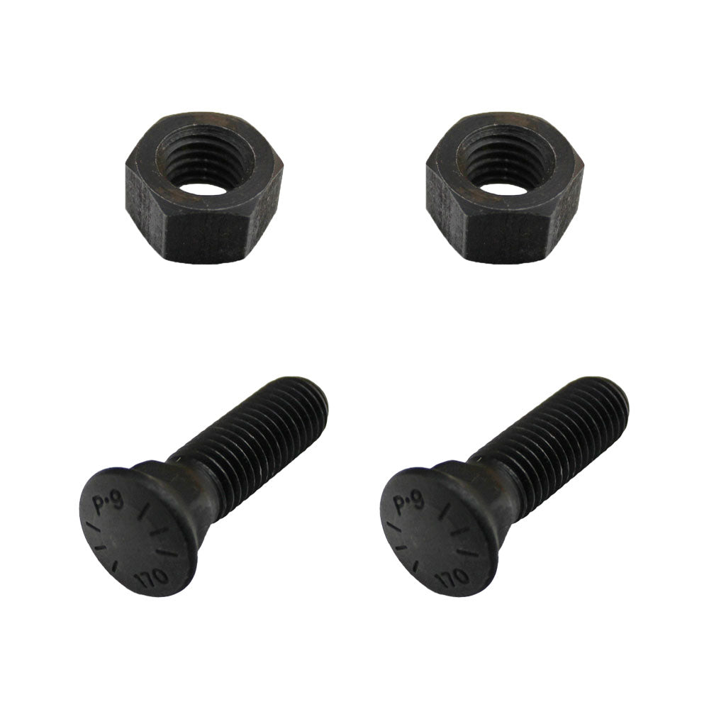 10 Plow Bolts & Nuts Fits Bobcat Skid Steer Loader Mini Ex Bucket Bolt On Shank