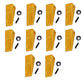 10 PK 1U3252 Bucket Tooth & 9J2258 Pins, 8E6259 Retainer Fits CAT J250