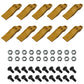 132-4720 Qty 10: Skid Steer Unitooth w/ Hardware Fits Caterpillar 216 216B