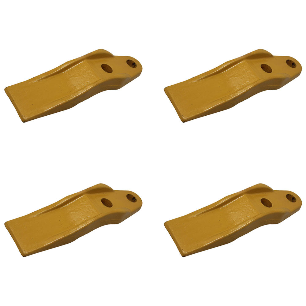 132-4720 Qty 4: Skid Steer Unitooth	w/ Hardware
 Fits Caterpillar 216 216B