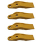 132-4720 Qty 4: Skid Steer Unitooth	w/ Hardware
 Fits Caterpillar 216 216B