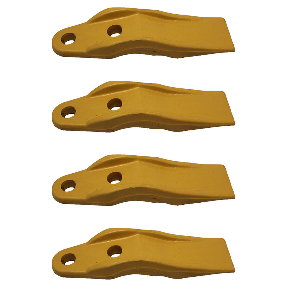 132-4720 Qty 4: Skid Steer Unitooth	w/ Hardware
 Fits Caterpillar 216 216B
