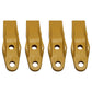 Qty 4: Skid Steer Unitooth	w/ Hardware
 Fits Caterpillar Replaces 132-4720
