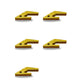 5 WELD-ON ADAPTER TEETH PIN FOR MINI EX Fits John Deere 2740-ZW-23 230SP