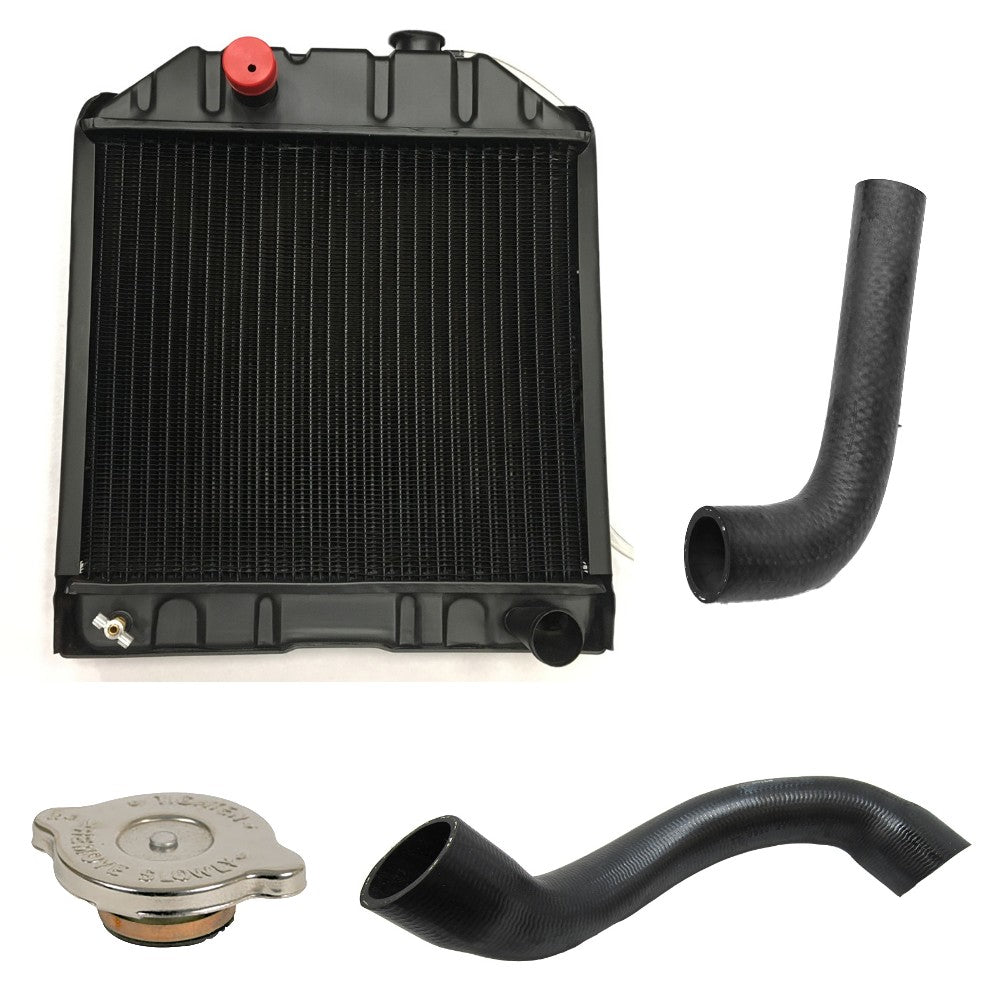 15701-72030 Radiator with Cap and Hoses
 Fits Ford/New Holland 2000 2150 2300
