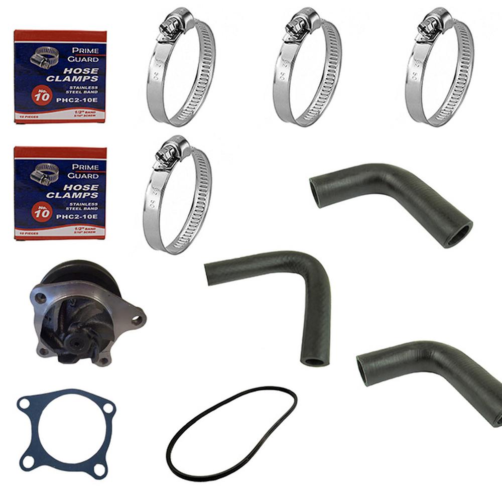 15221-72530 Fits Kubota Water Pump w/ Hoses & Clamps
 Fits Kubota Various