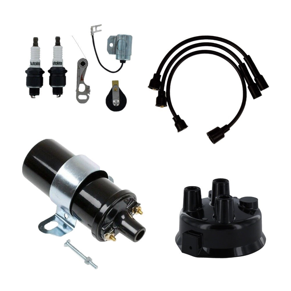 1909008 Ignition Tune Up Kit w/ 6V Coil & Bracket Fits John Deere 320 330 420