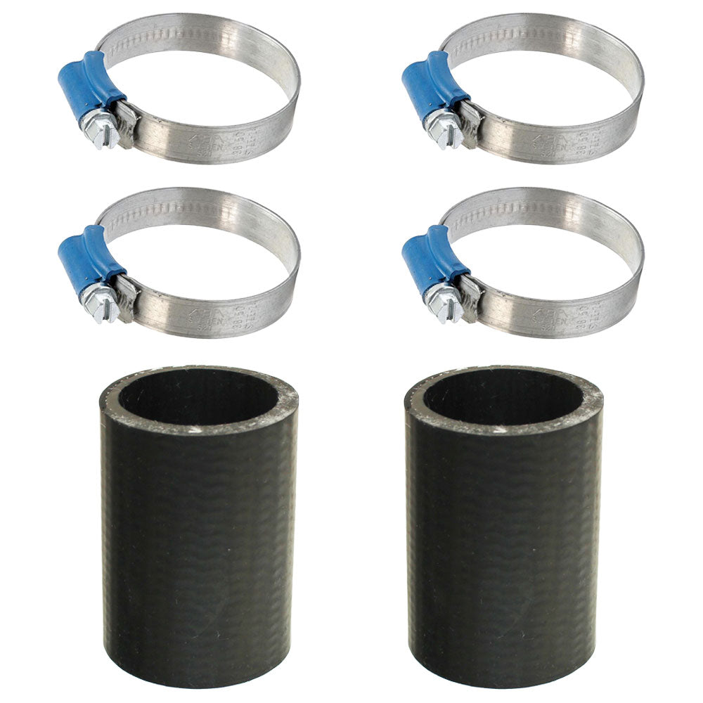 180026M1 (2) Air Cleaner Hoses with (4) Hose Clamps Fits Massey Ferguson 135 150