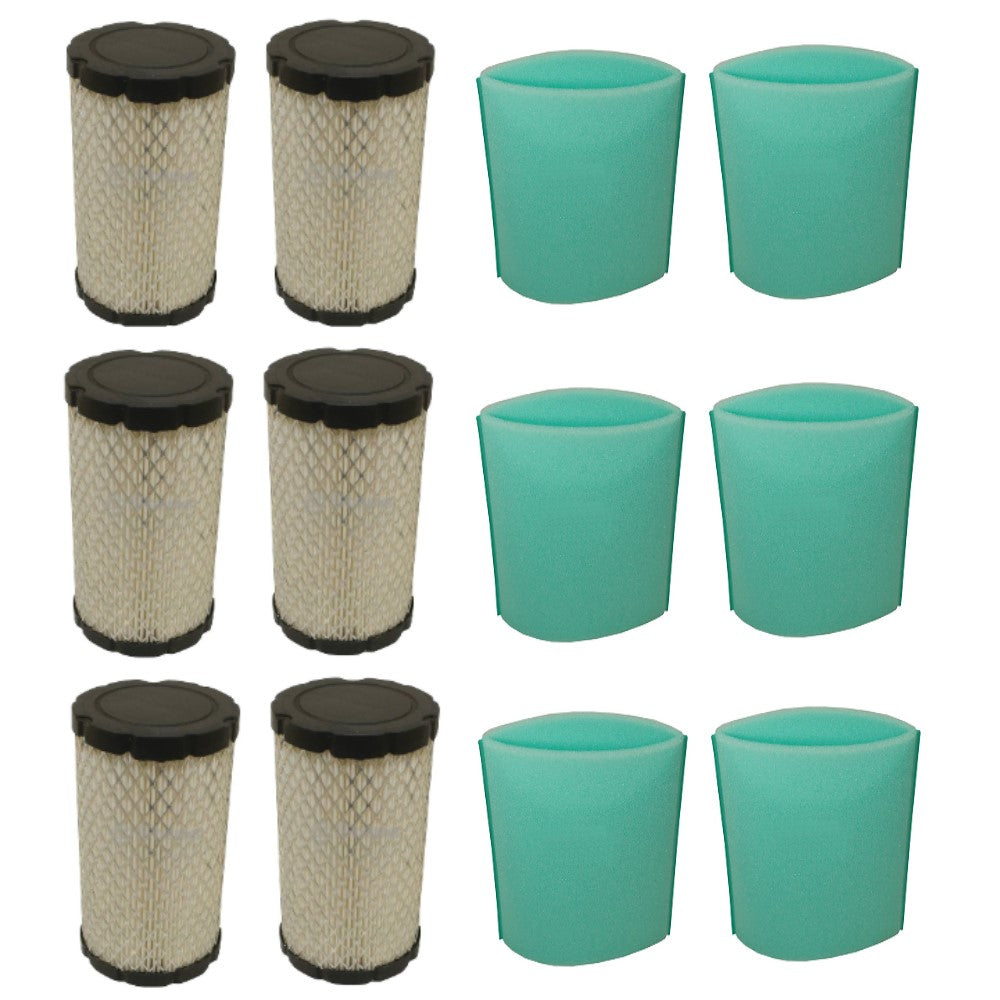 4241 Qty 6: Air Filter & Pre Filter

 Fits White ZT-42