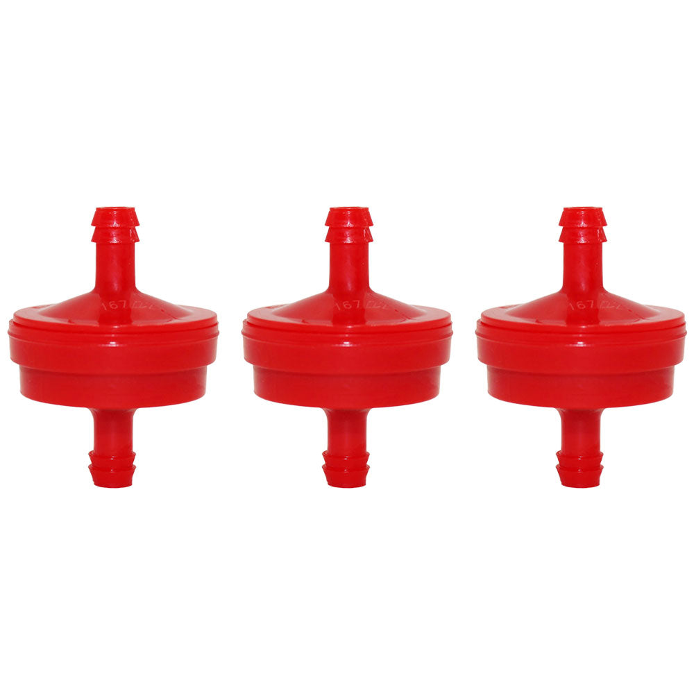 Qty 3: Inline Fuel Filters  Fits John Deere Replaces AM107314