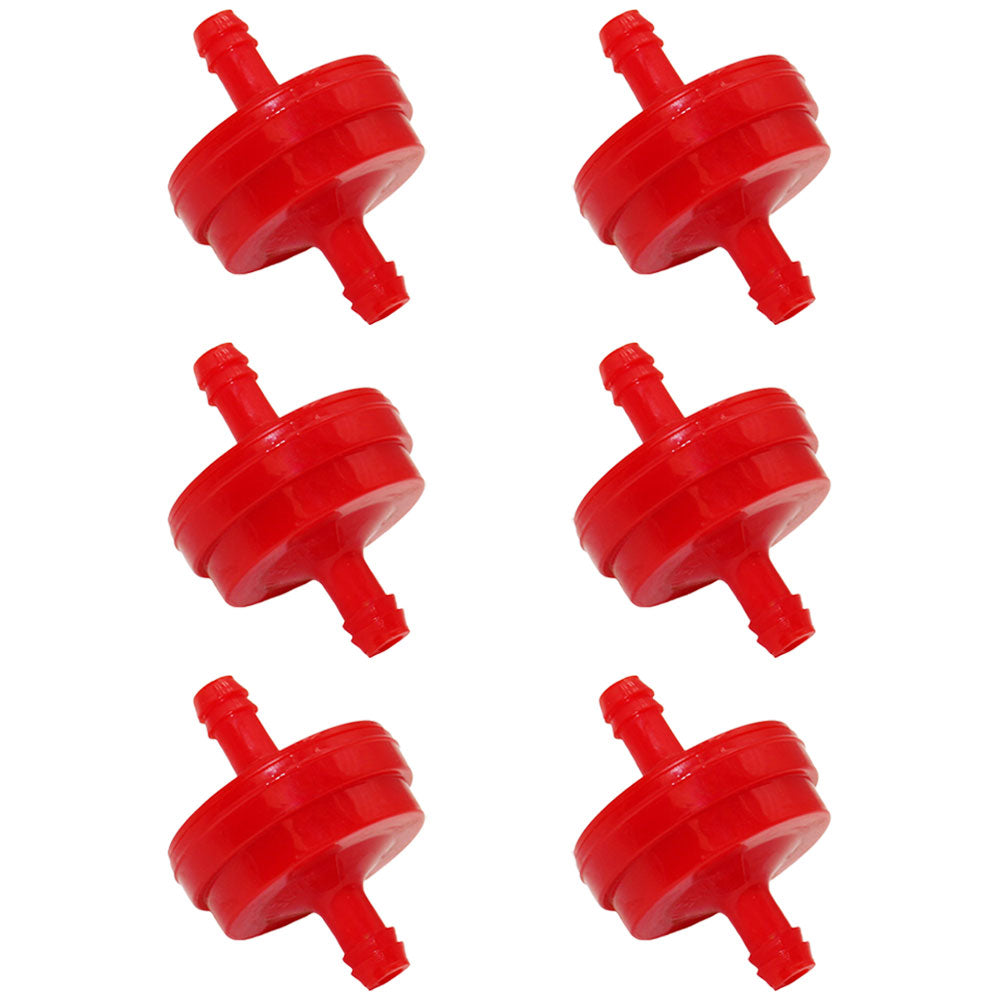 Qty 6: Inline Fuel Filters  Fits CRAFTSMAN Replaces SPA8S1065056801