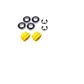 Wheel Bearing Repair Kit  Fits John Deere Replaces GX10059