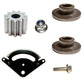 14M7400 Pinion Gear & Sector Gear w/ Hardware Kit Fits John Deere