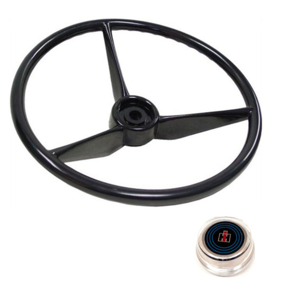 393157R2 Steering Wheel & Cap
 Fits International Harvester